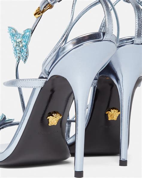 versace high heels butterfly